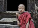 portrait buddhist monk burma myanmar